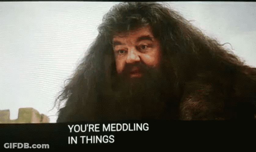 Nodding Rubeus Hagrid GIF