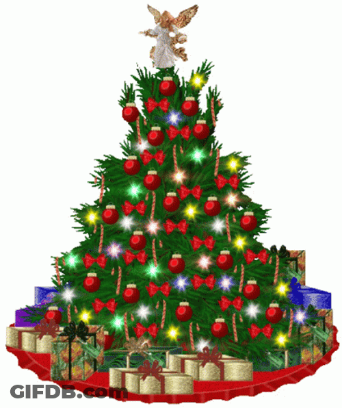Noel Christmas Tree Lighting GIF
