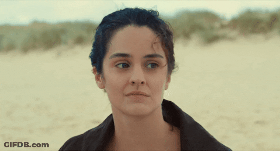 Noémie Merlant Chuckle GIF
