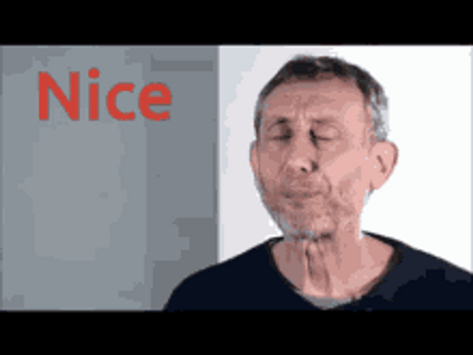 Noice Michael Rosen Air Kiss Meme GIF