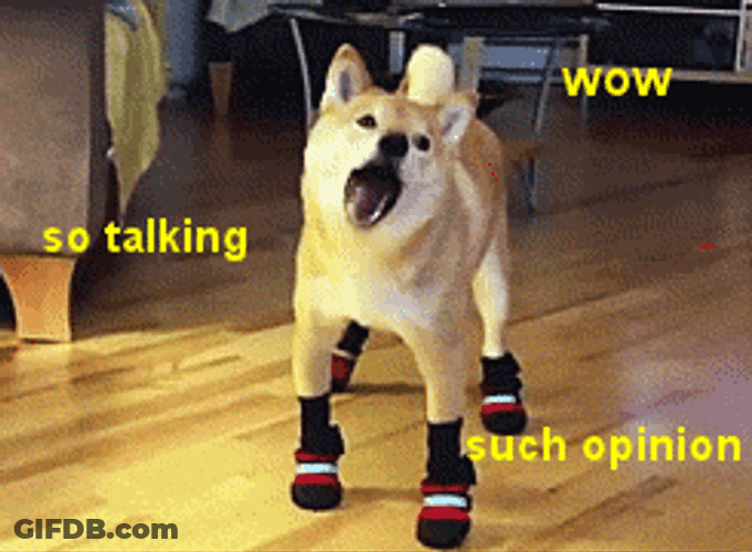 Noisy Complaining Dog Meme GIF