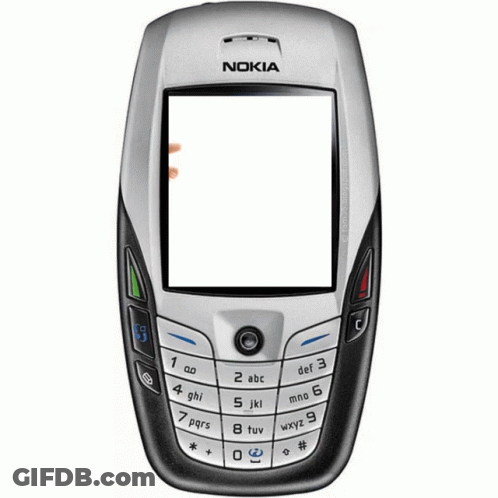Nokia Cell Phone With Two Hands Shaking GIF