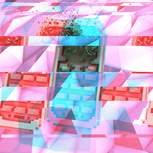Nokia Glitching Graphic Art GIF