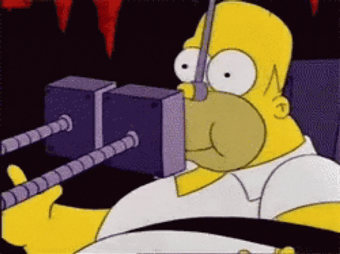 Nom Nom Pictures Eating Homer Simpson GIF