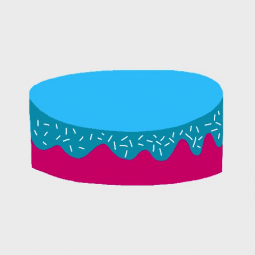 Non-Binary Cake GIF