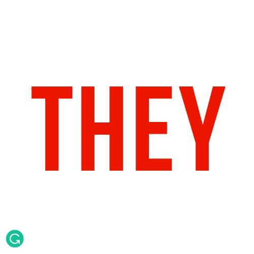 Non-Binary Colored Pronouns GIF