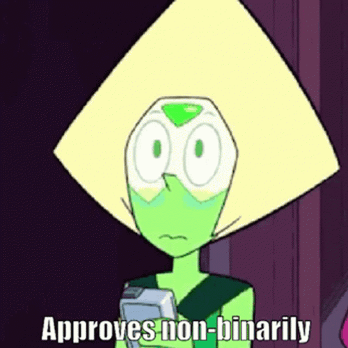 Non-Binary Peridot Approves GIF