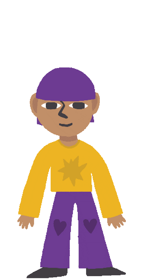 Non Binary Transparent Sticker GIF