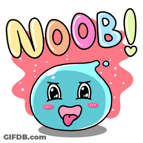 Noob Blue Slime GIF