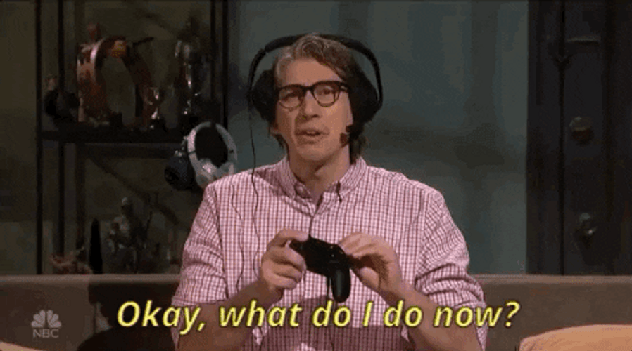 Noob Trying To Play With Instructions GIF