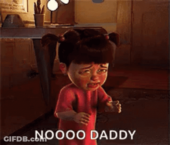 Nooooo Boo Crying Monsters Inc GIF