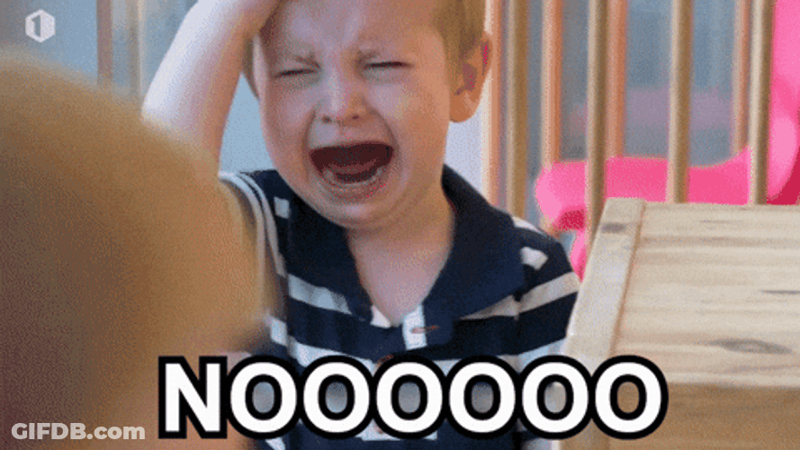 Nooooo Funny Kid Having Tantrums GIF