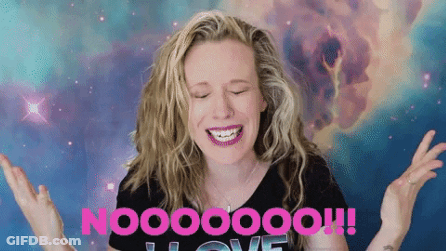Nooooo Over Acting Frustrated Reaction GIF