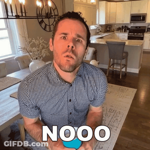Nooooo Shocked Reaction Daniel Labelle GIF
