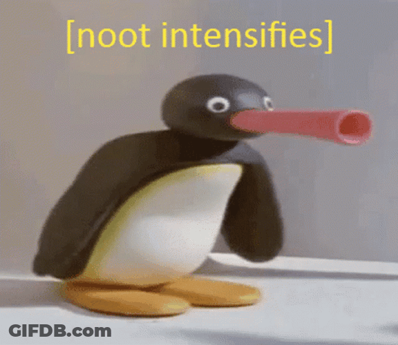 Noot Noot Moving Intensifies GIF