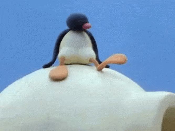 Noot Noot On Top Of Iglo GIF