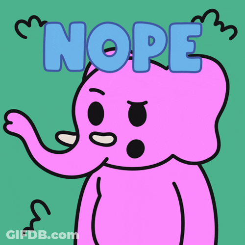 Nope Elephant Hides In The Bush GIF