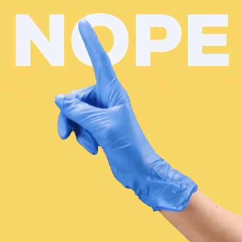Nope Hand Glove GIF