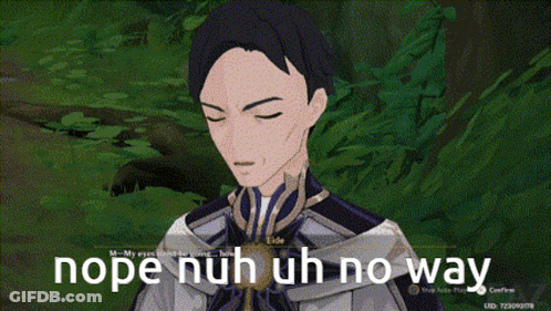 Nope Huh Uh No Way Video Game Screenshot GIF
