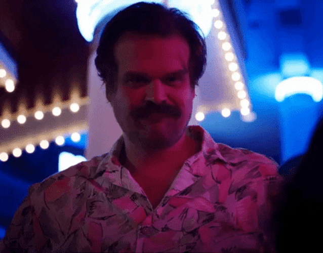 Nope Jim Hopper GIF