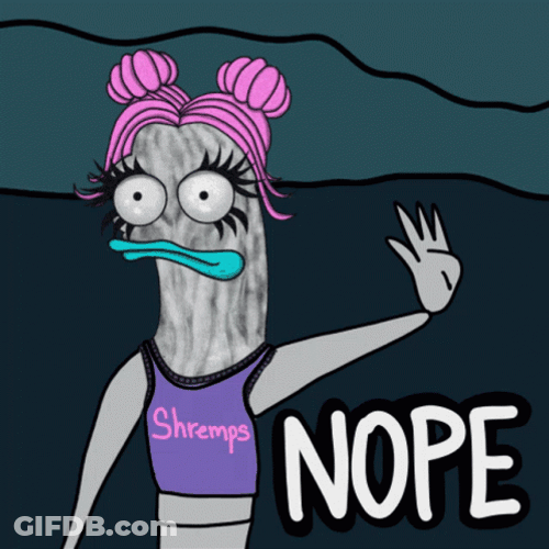 Nope Just Talk To The Hand GIF