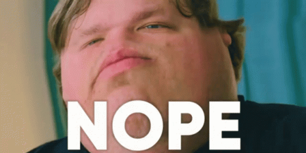 Nope Meme Not Even A Little Bit GIF