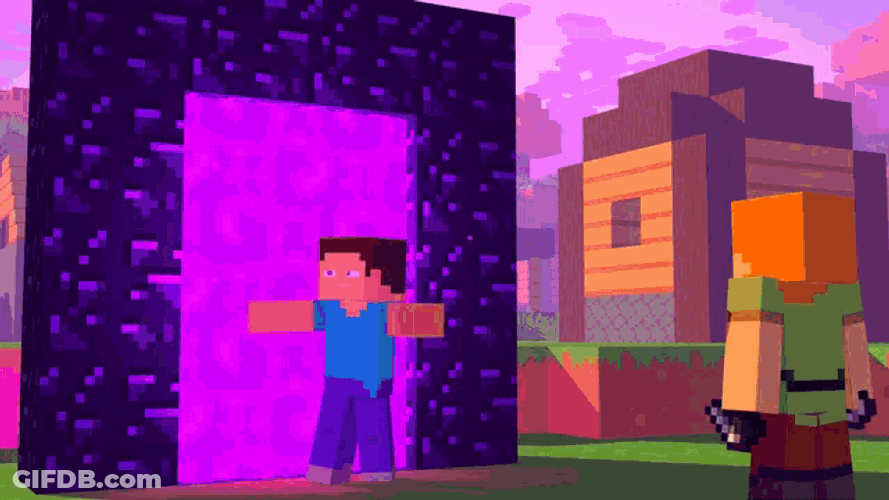 Nope Minecraft GIF