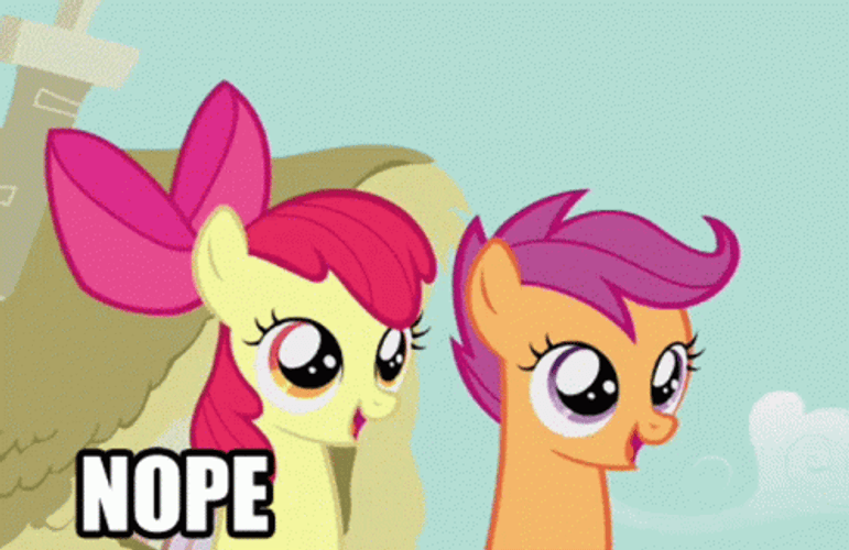 Nope My Little Pony GIF