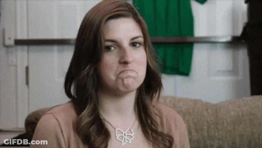 Nope Nope Nope Decisive Lady Declining GIF