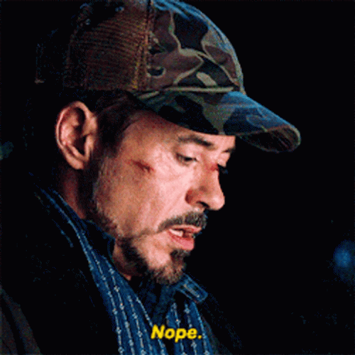 Nope Robert Downy Jr. GIF