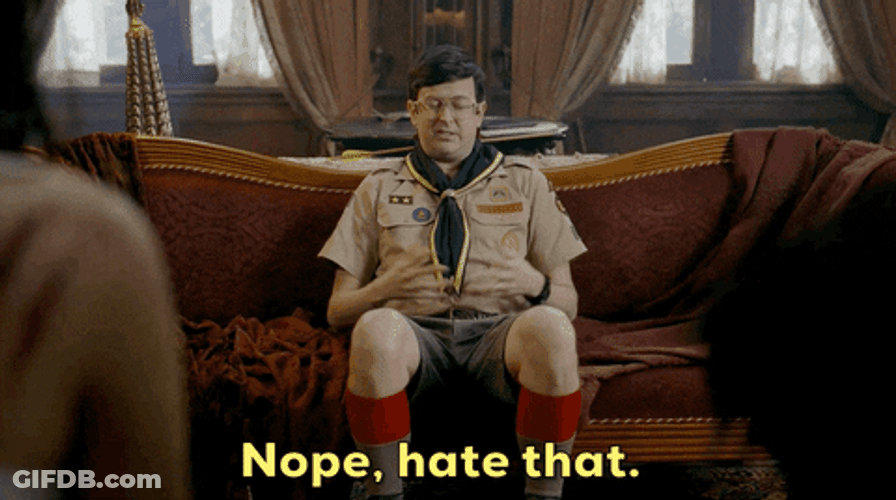 Nope Thanks I Hate That Boy Scout GIF