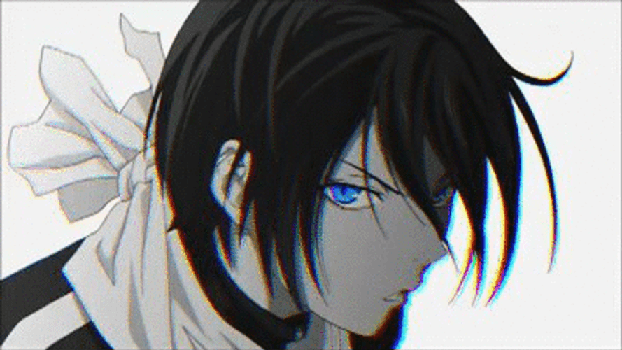 Noragami Blue Eyed Stray God Yato GIF