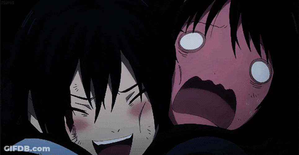 Noragami Yato Hugging Hiyori Tightly Funny GIF