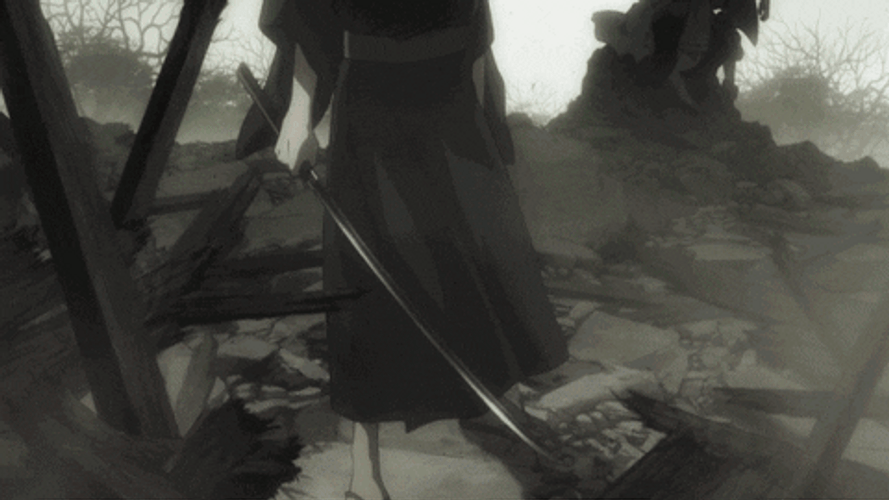 Noragami Yato Killing Enemies With Sword GIF