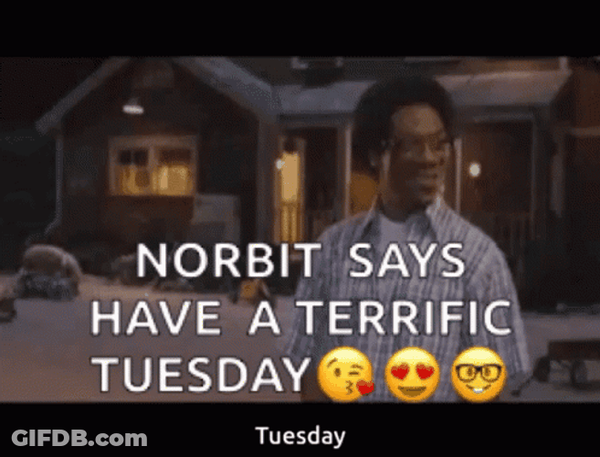 Norbit Says Have A Terrific Tuesday Meme GIF