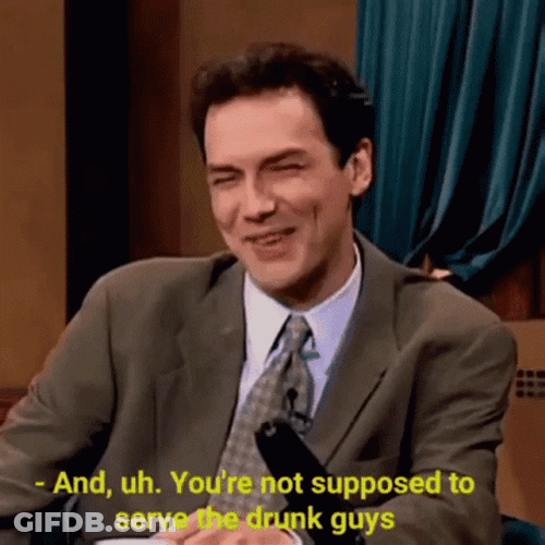 Norm Macdonald Bartender GIF