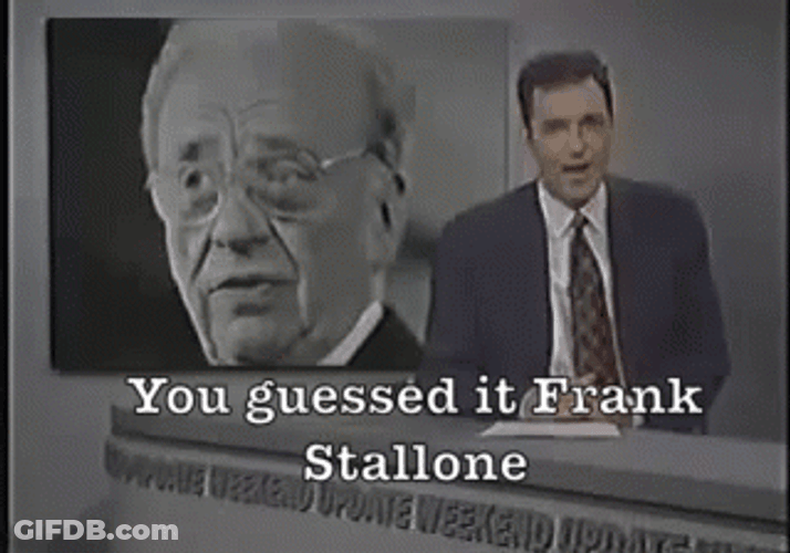Norm Macdonald Frank Stallone GIF