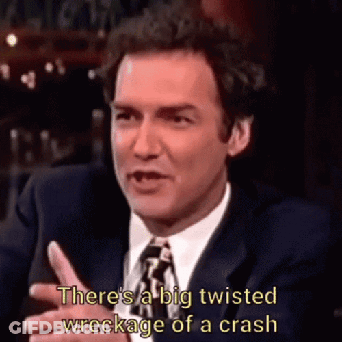 Norm Macdonald On Letterman GIF