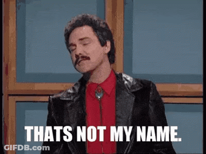 Norm Macdonald Thats Not My Name GIF