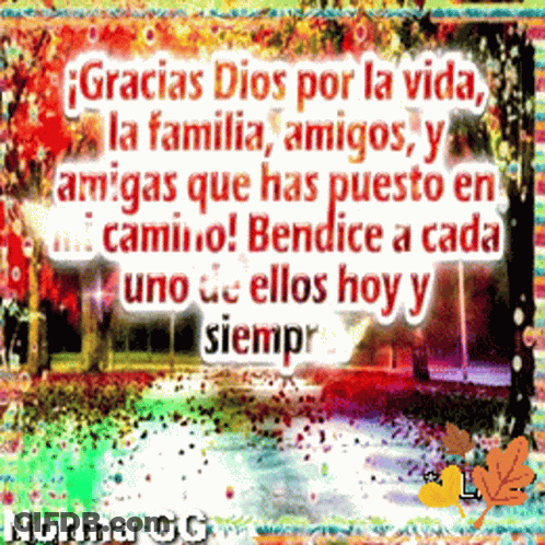 Norma Gc Has Created A Colorful Image With A Quote In Spanish GIF
