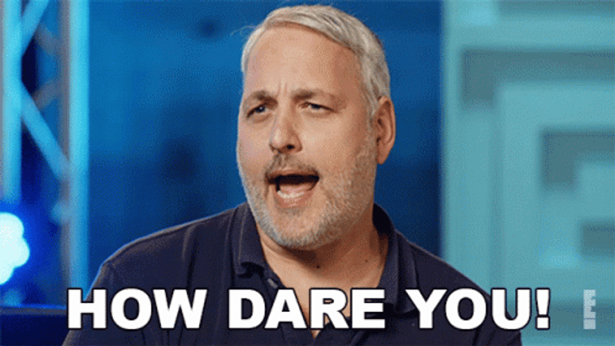 Norman Korpi Asking How Dare You GIF