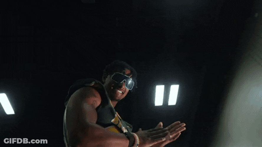 North Dakota State Football Player Hand Sign GIF