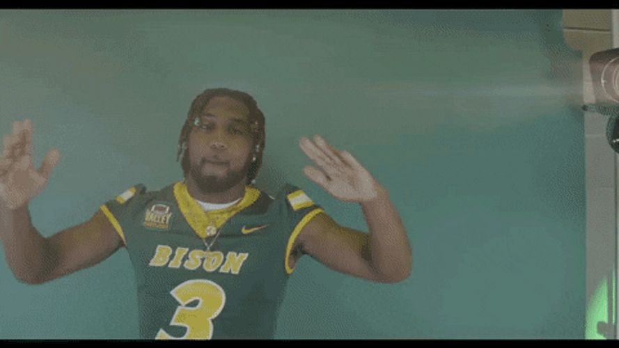 North Dakota State Football Player Quarterback GIF