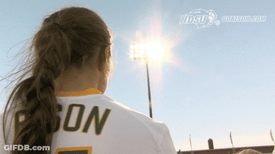 North Dakota State Kid Bison Hand Sign GIF