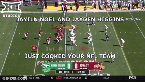 North Dakota Vs Iowa St Football Game GIF