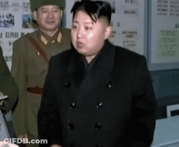 North Korea Kim Jong Un Circling Hands GIF