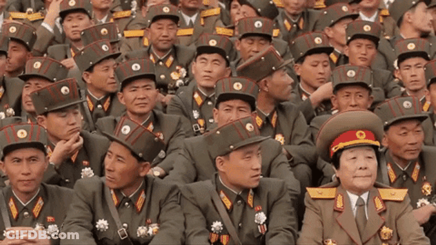 North Korean Military GIF