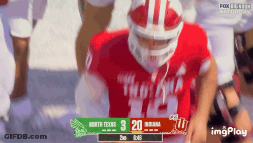 North Texas Vs Indiana Football On Fox Big Noon Saturday GIF