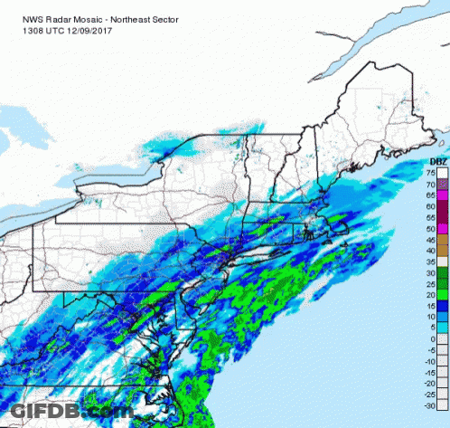 Northeast States Rainfall Map GIF
