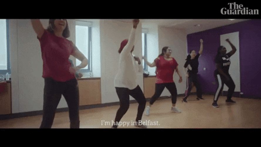 Northern Ireland Happy Woman GIF